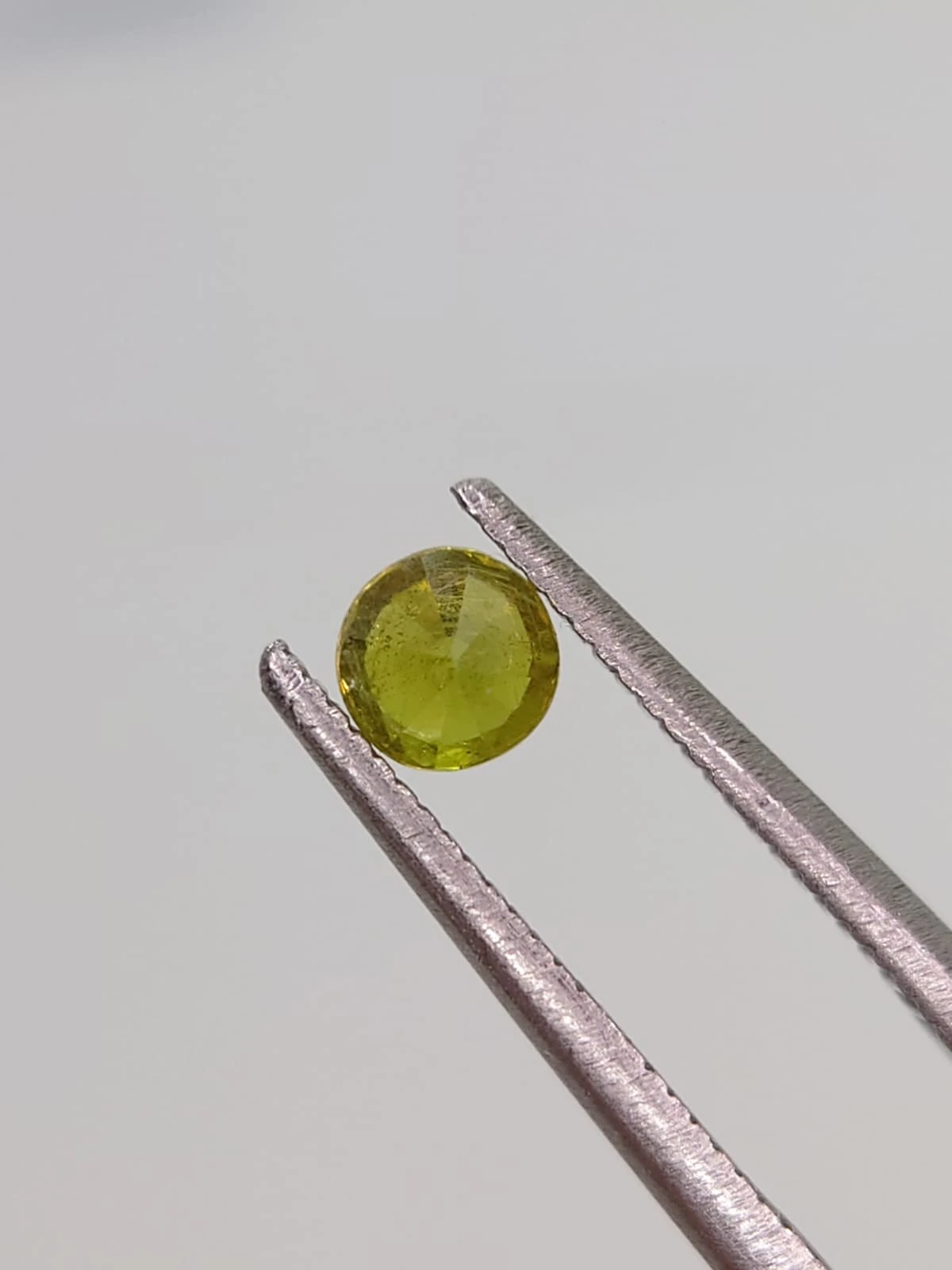 0.32ct Natural Round Demantoid Garnet From Pakistan — view 4